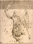 Copperplate print of Orion