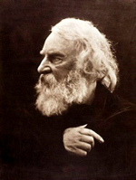 Henry Wadsworth Longfellow on the Isle of Wight, England in 1868 by Julia Margaret Cameron (1815 – 1879)