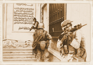 Marines in Saddams palace