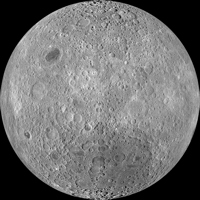 NASA image of the far side of the moon
